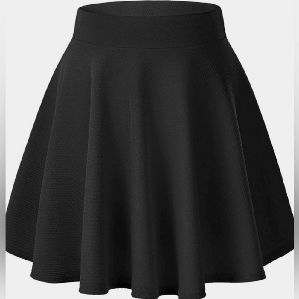 Urban CoCo Women's Basic Versatile Stretchy Flared Casual Mini Skater Skirt